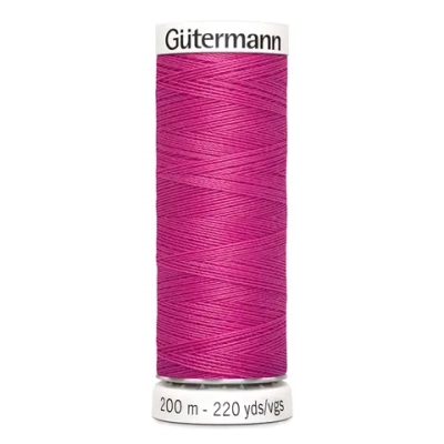 Нить Sew-All 200 м, Gutermann, 733 розовая фуксия