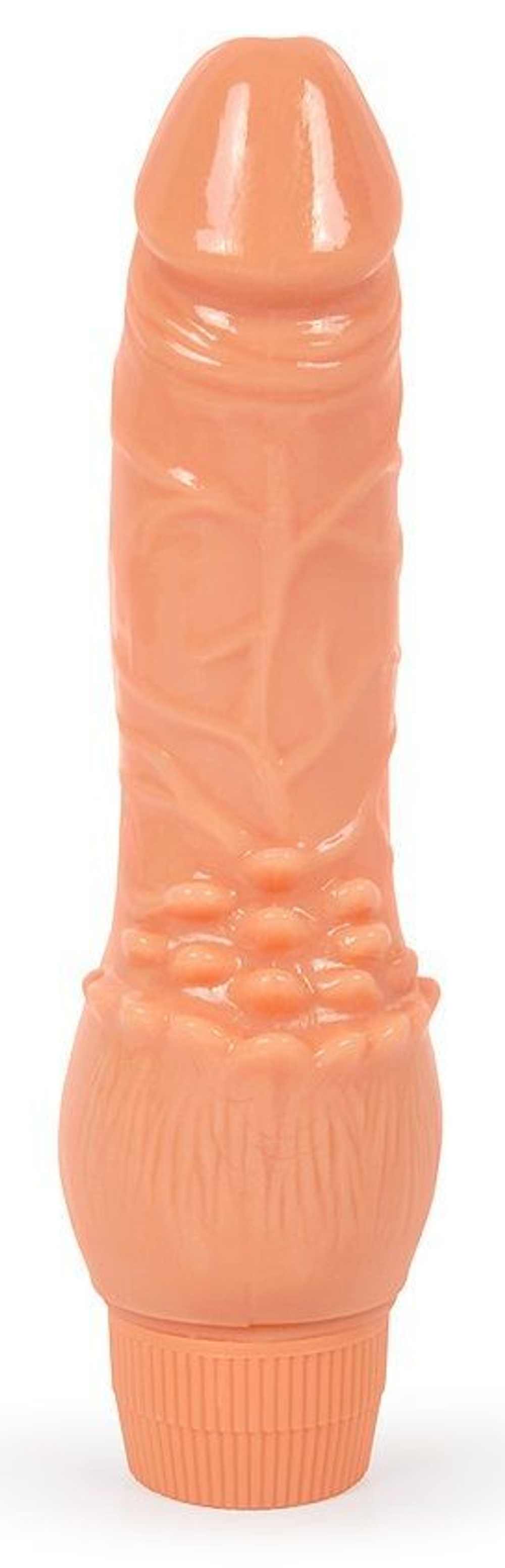 Телесный вибратор-реалистик без мошонки - 17 см. (Цвет: телесный)