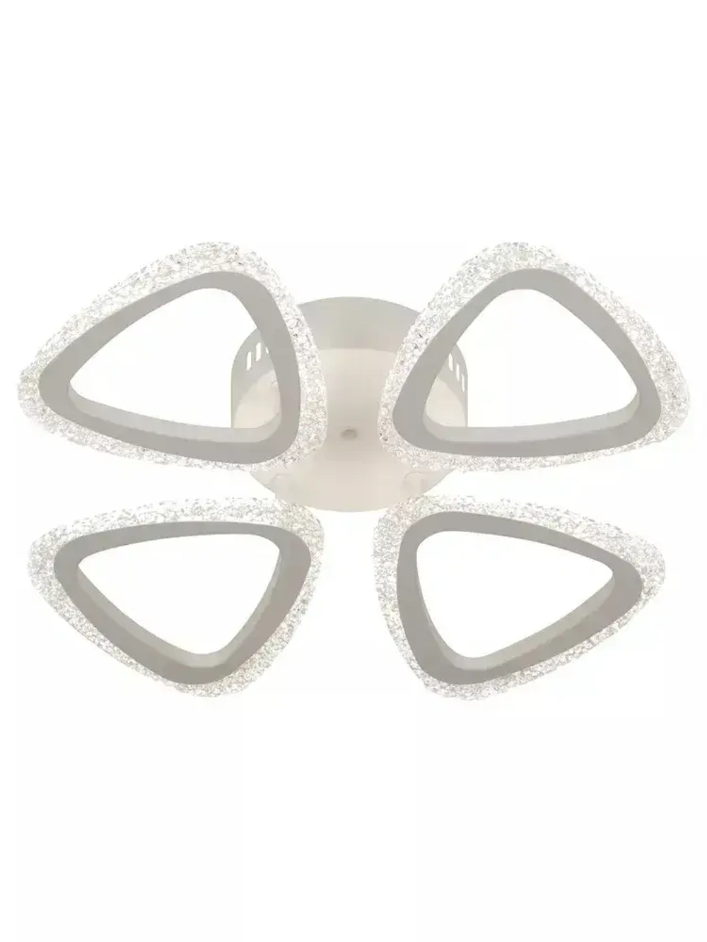 Люстра потолочная светодиодная с пультом ДУ Rivoli белая 64Вт LED 2700-6000К, светильник на кухню, в детскую, в спальню