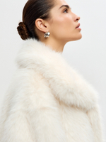 Шуба NORD длинная искусственного меха