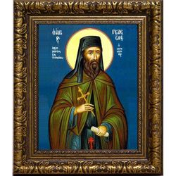Гедеон Каракалльский, Афонский Преподобномученик. Икона на холсте.