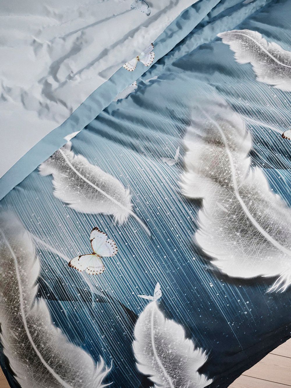 Пододеяльник сатин Milky Garden "Yuanli/Yuanli (компаньон)" 1,5-спальный на молнии 145x215 см