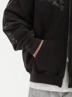 Худи Октябрь Speed Zip "Black"