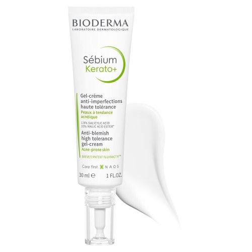 BIODERMA SEBIUM Kerato+ Крем гель против прыщей и воспалений 30 мл