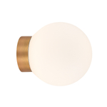 Светильник накладной MUNICH под лампу G9,  опаловое стекло,  основание цвета бронза,  D150xH168мм,  IP54