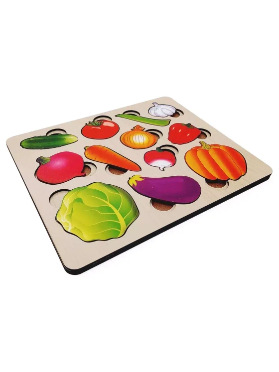 Доска-вкладыш Часть и целое Овощи 8017