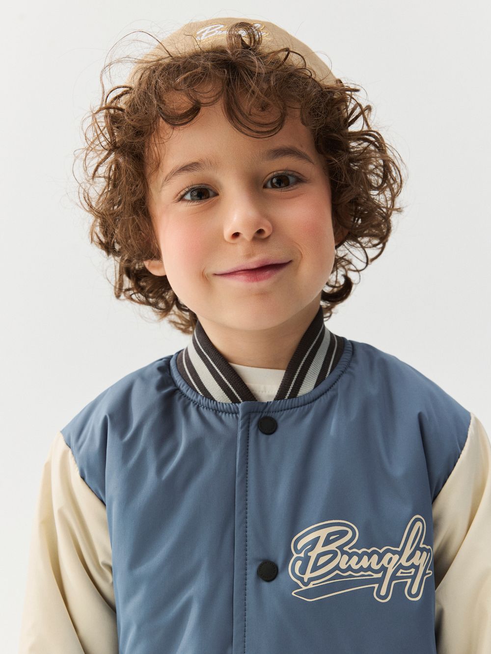 Бомбер с утеплителем "Деним"