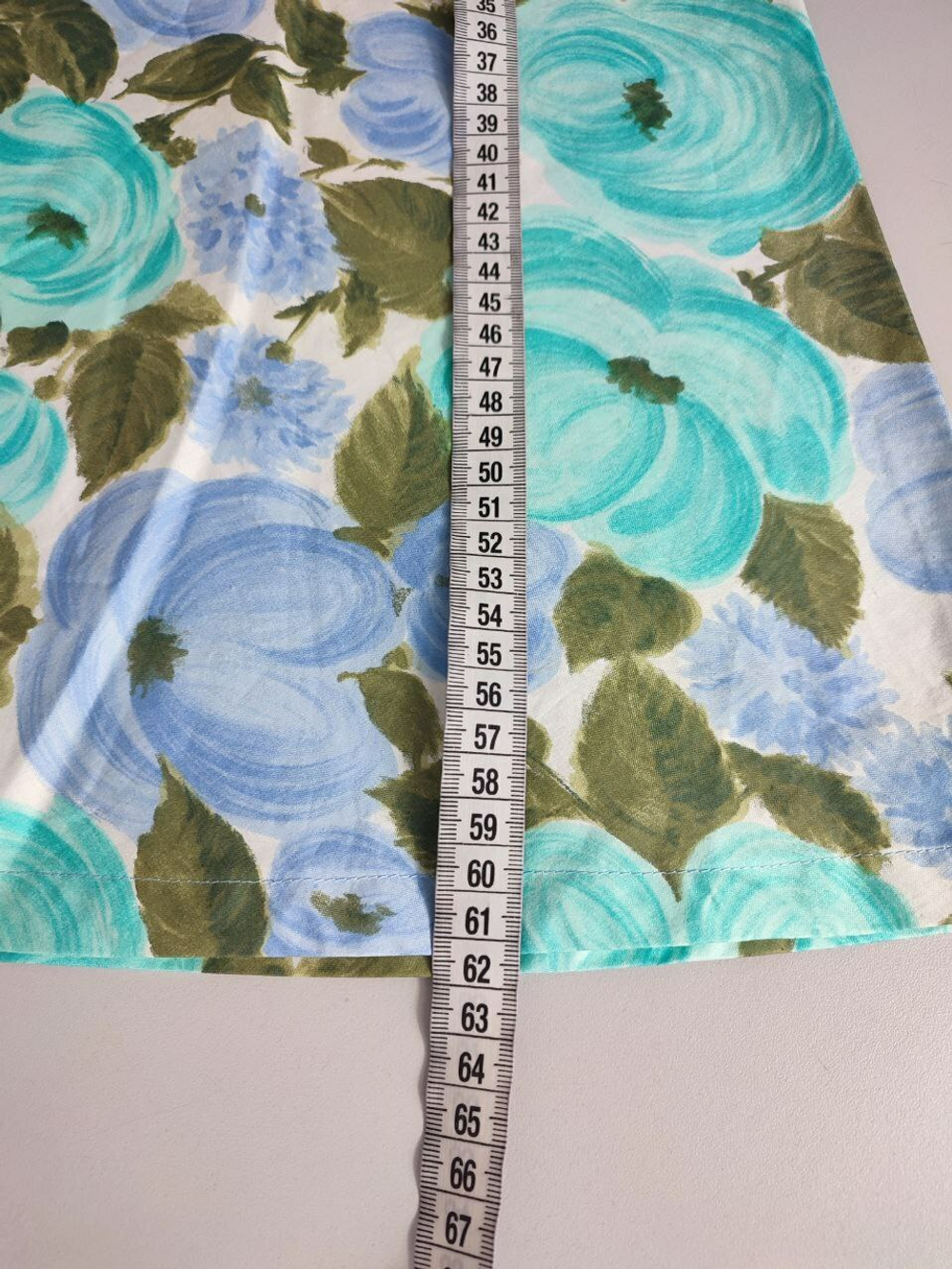 Юбка с принтом цветов 44 размер