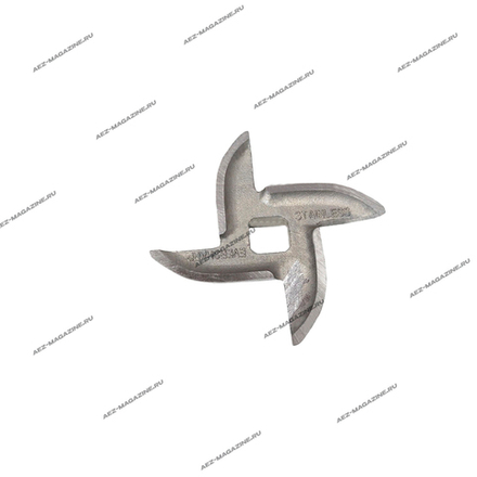 Нож для мясорубок универсальный, квадрат 10,2мм, размах 61мм, толщина ножа 8мм, тип 9