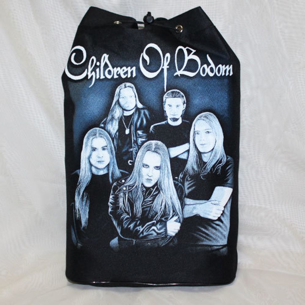 Торба Children Of Bodom - Группа на синем фоне