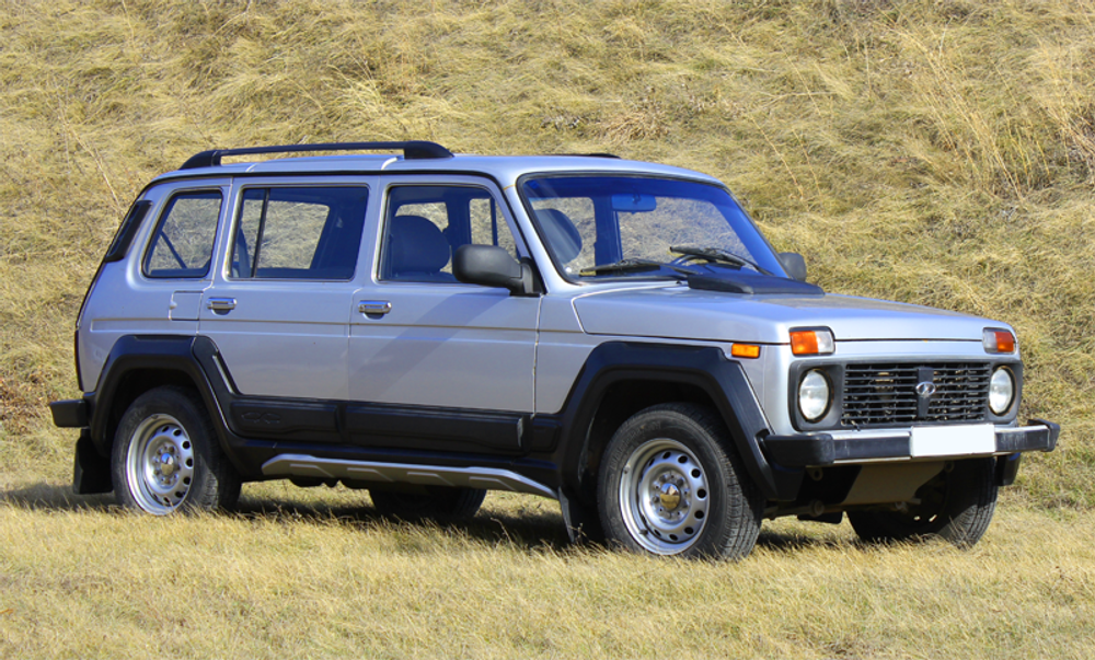 Рейлинги для а/м LADA 4х4 (5 дв.) (1993-), LADA Niva Legend (2020-) серый
