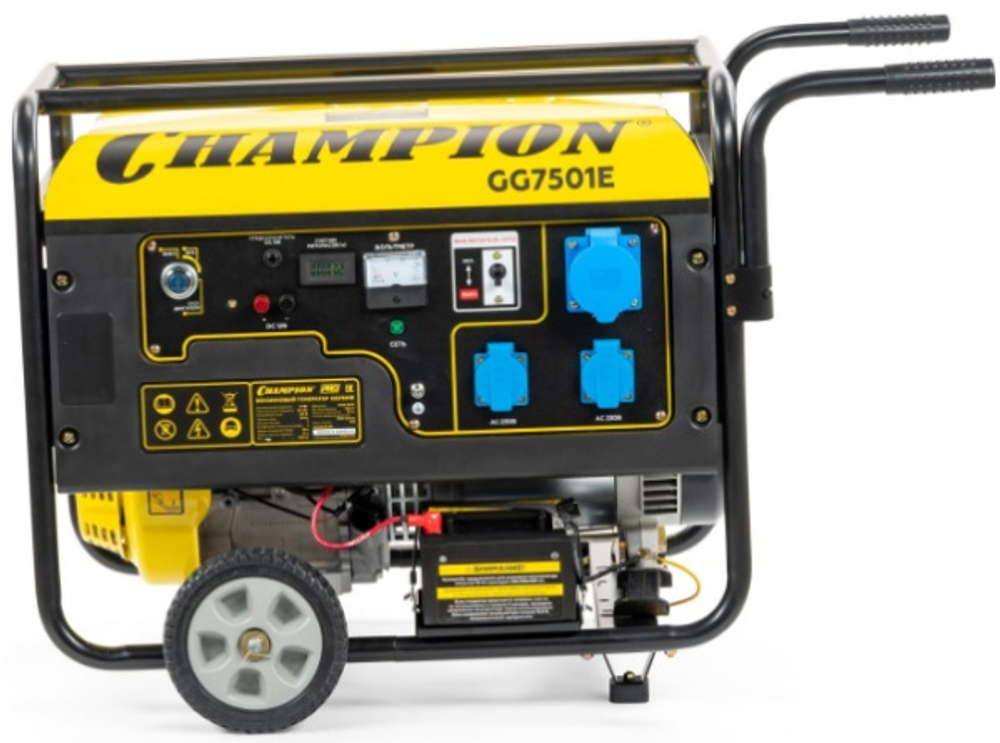 Генератор бензиновый CHAMPION GG7501E