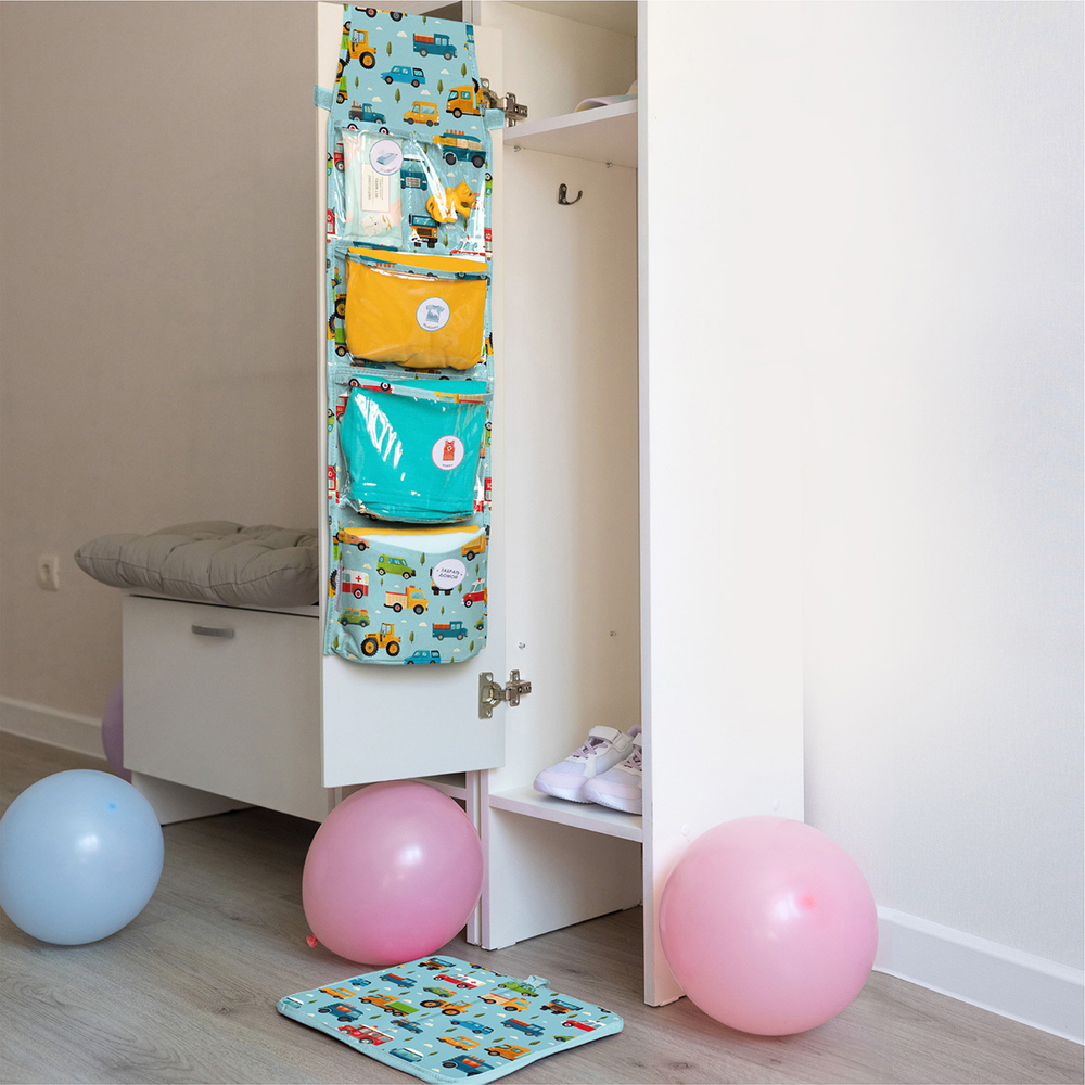 Коврик для переобувания. Машинки принт