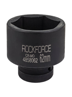 Головка ударная 1'', 62мм (6гр.) RockForce RF-4858062