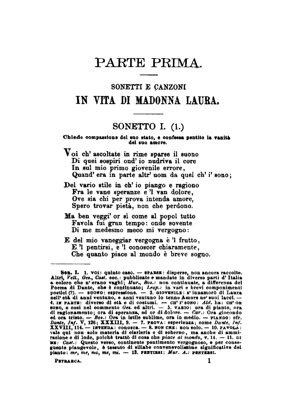 Il Canzoniere di Francesco Petrarca | Francesco Petrarca