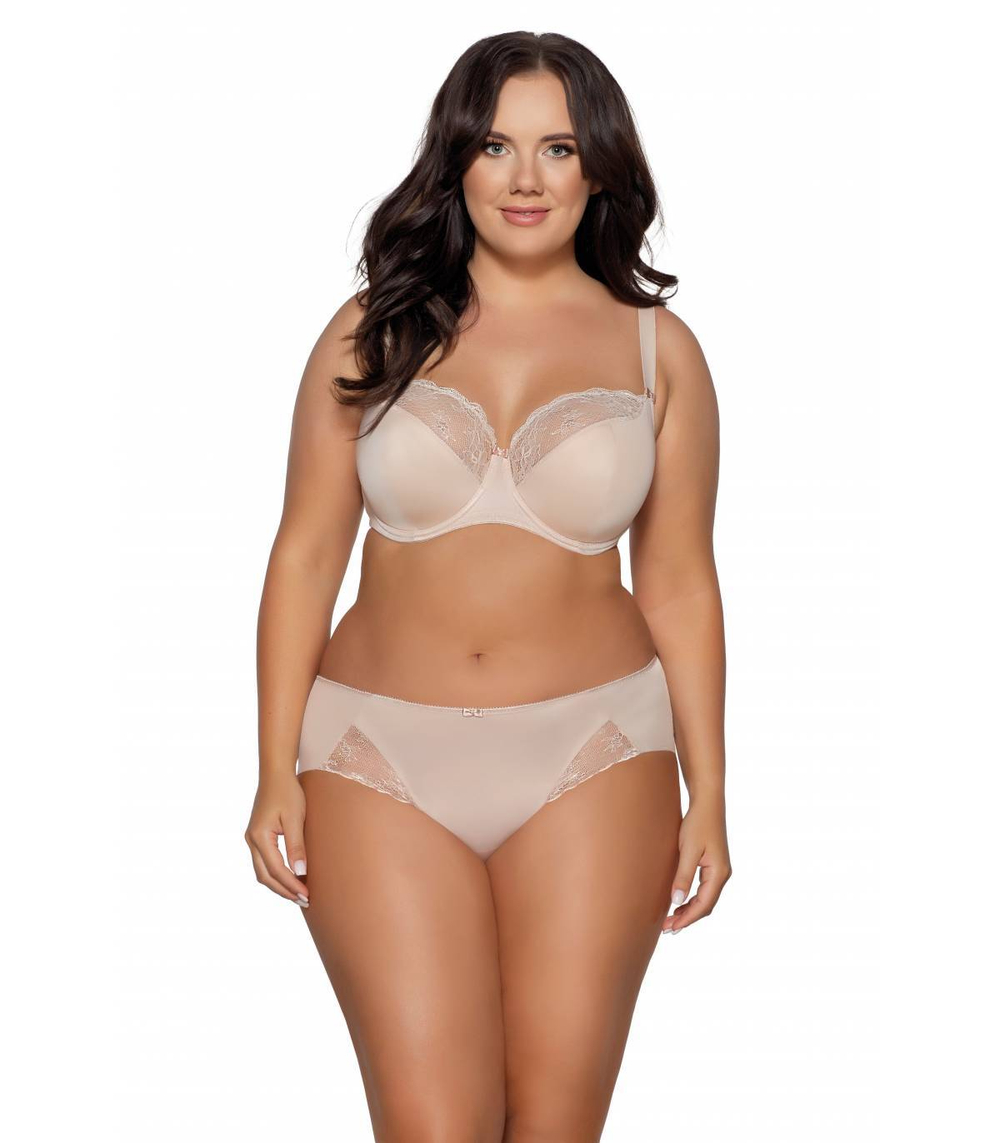 Бюстгальтер с чашкой на тонком поролоне Camellia (Размер: 105B) (Цвет: телесный)