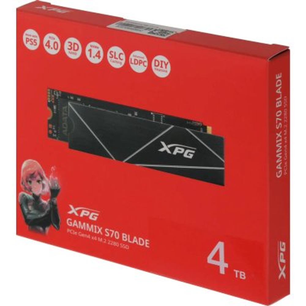 SSD диск ADATA XPG Gammix S70 Blade 4Tb AGammixS70B-4T-CS