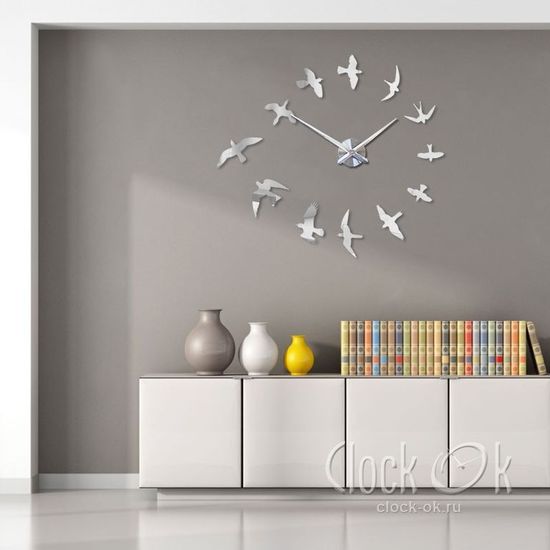 Настенные 3D часы Air