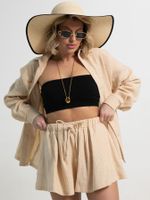 Костюм хлопковый Илария (бежевый) К15344-1М LT Collection