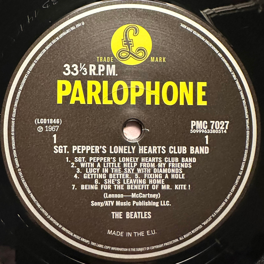 The Beatles (in mono) - Sgt. Pepper's Lonely Hearts Club Band (Англия 2014г.) Mono