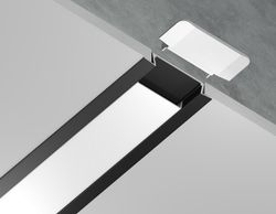 Ambrella Алюминиевый профиль встраиваемый 30.6*6 для светодиодной ленты до 19,8мм Alum Profile GP1100BK