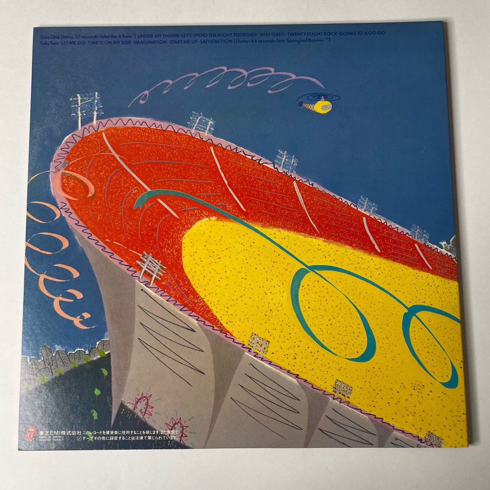 Винтажная виниловая пластинка LP The Rolling Stones Still Life (American Concert 1981) (Japan 1982) (Obi)