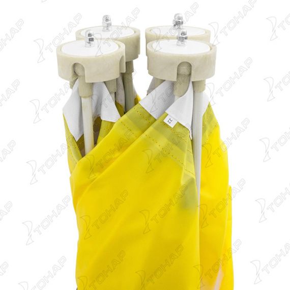 Палатка зимняя Куб 1,5х1,5 желтый/серый (HS-WSC-150YG) Helios