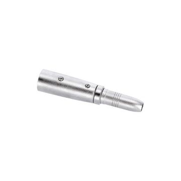 Adam Hall K4AJF3XM3 - адаптер TRS (jack) mono 6.3 mm (F) - XLR (M)