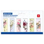 Закладки для книг МАГНИТНЫЕ, "MIX 2", набор 30 шт., 60x20 мм, BRAUBERG, 113178