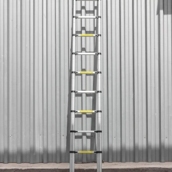 Лестница телескопическая алюм. бытовая 3.8м (13 ступ.) Forsage F-UP380