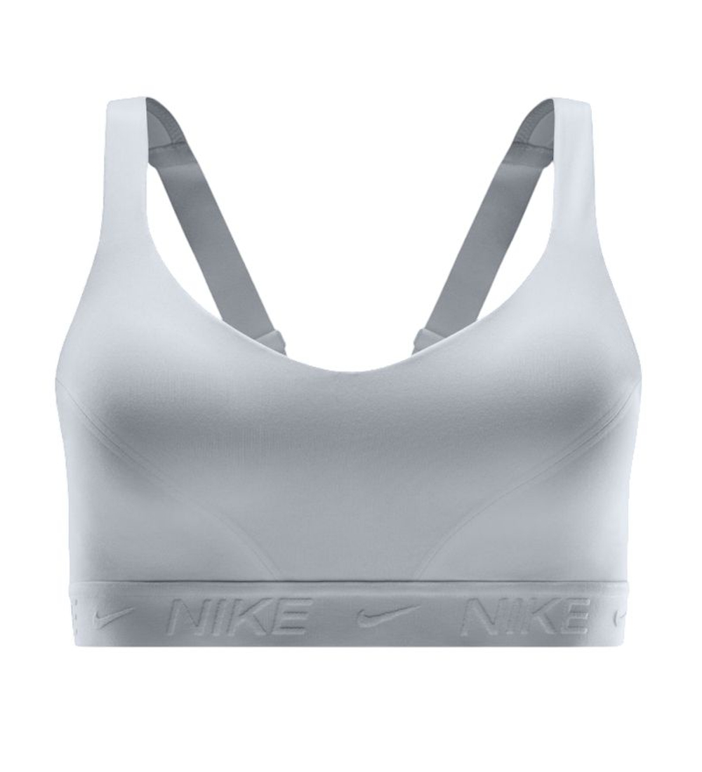 Теннисный бюстгальтер Nike Indy With Strong Support Padded Adjustable Sports - white/stone mauve/white
