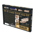 Прицеп Цистерна для тягача Король дорог от EWA - Деревянный конструктор, сборная механическая модель, 3D пазл