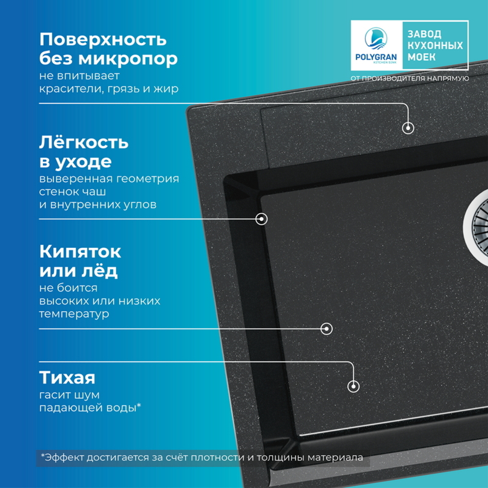 Мойка POLYGRAN ARGO-760 космос № 316