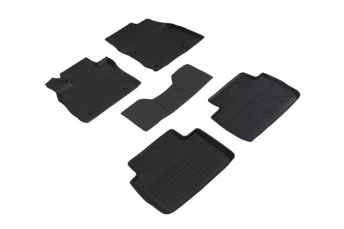 Резиновые коврики с высоким бортом для Mazda 3 IV (BP) 2019-н.в. Seintex.93284