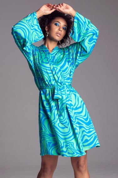 Женский халат Mia-Amore SEVILLE 5063 вискоза с шелком