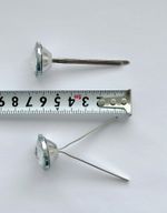 Стразы 25 мм на двойной ножке