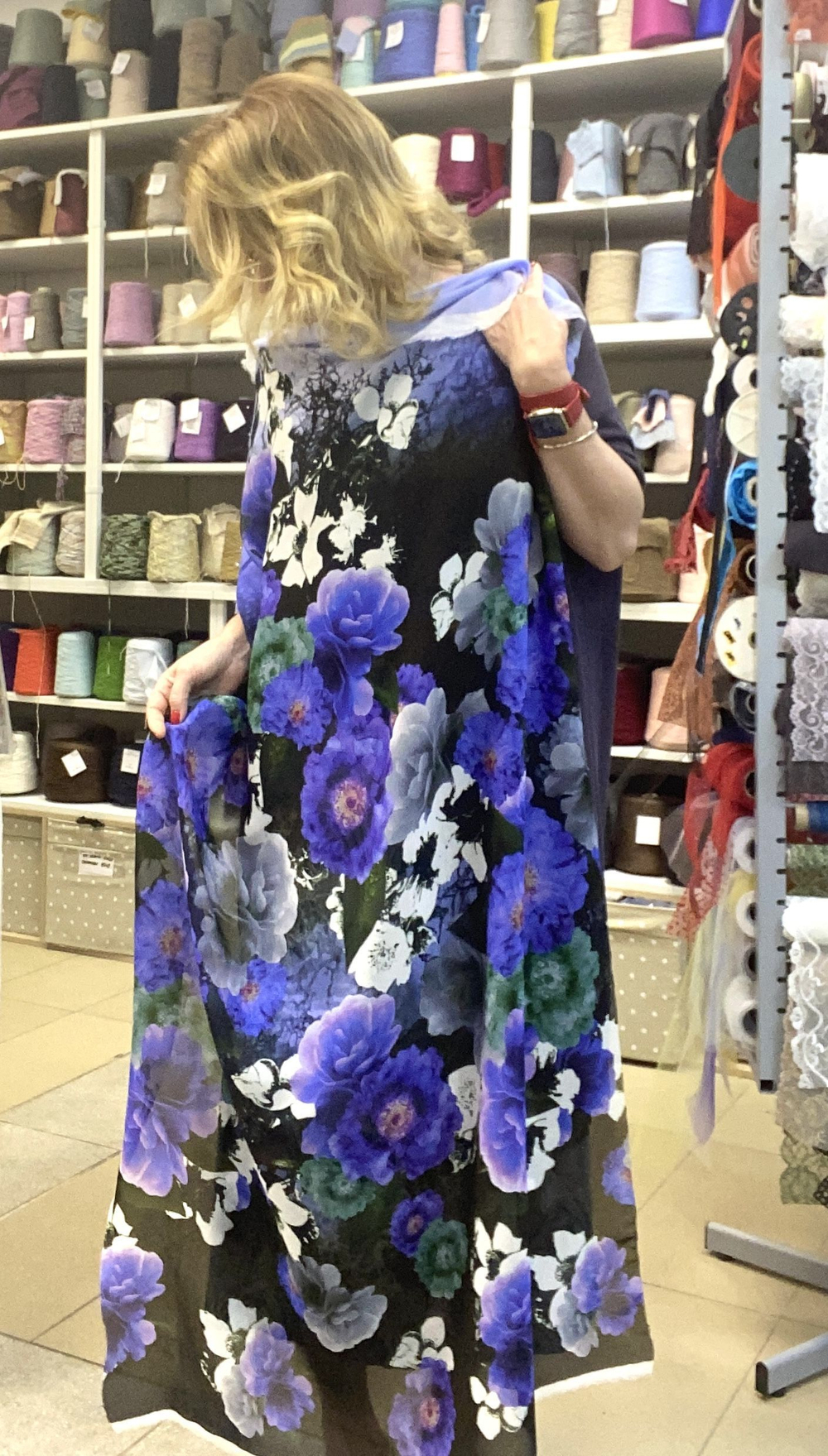 Ткань жоржет - вискоза (Италия) ш-140см цена за 1м