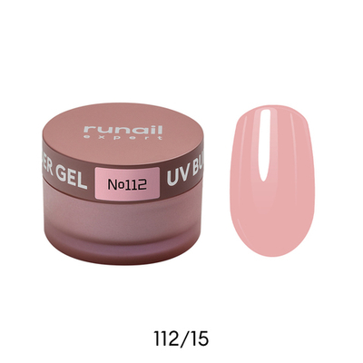 Гель моделирующий UV BUILDER GEL Runail Expert №112, 15г банка