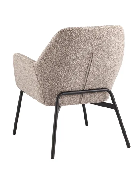 Лаунж-кресло Joaquin, серое букле