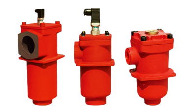 WKRFW/HC110DC100B1.X   - Сливной фильтр гидравлический одинарный модели RF тонкость фильтрации 100 мкм, типоразмер 110, вид присоединения: резьба G3/4, материал корпуса - чугун, рабочее давление до 25 бар, визуальный индикатор загрязнения