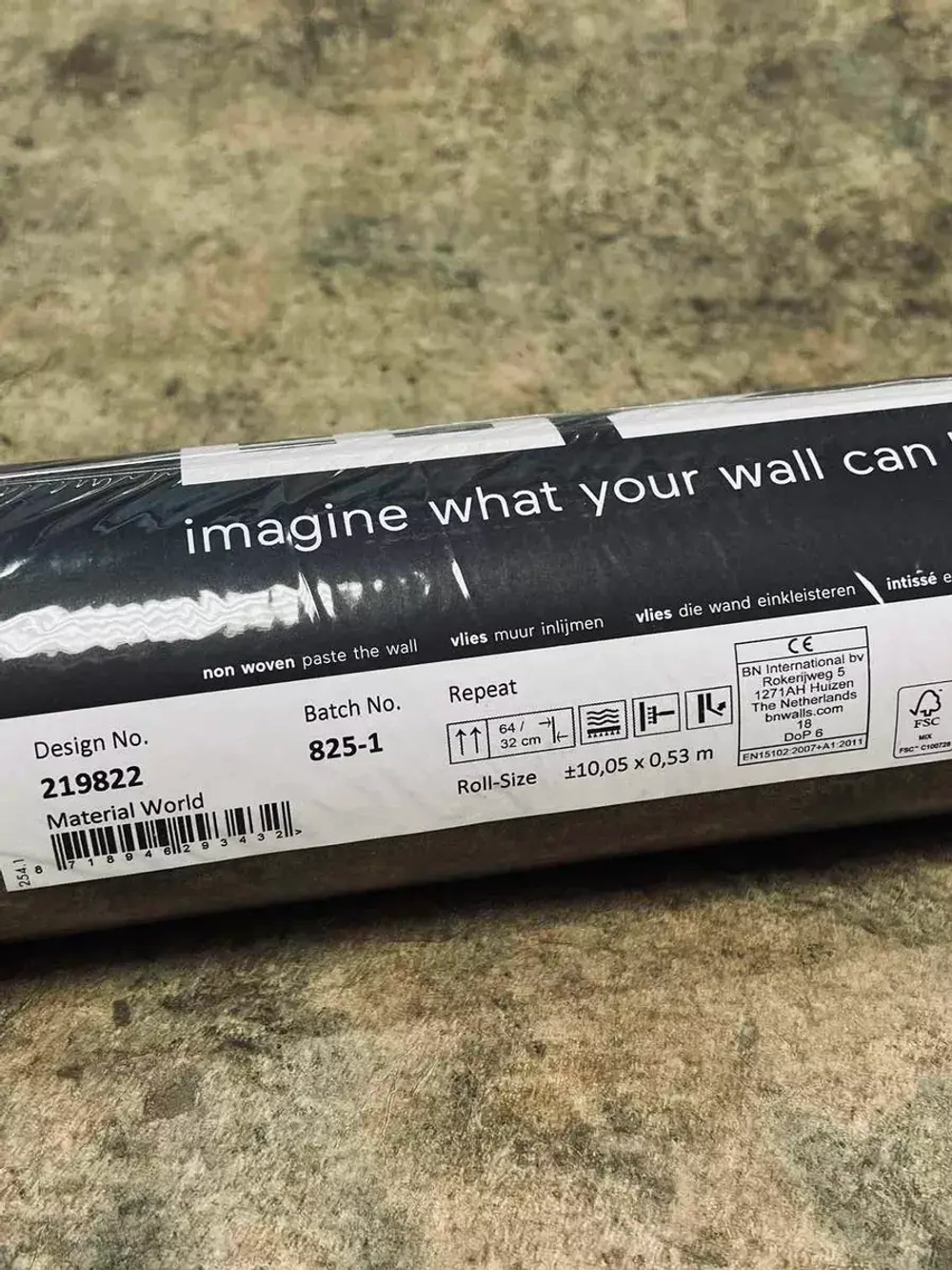 Обои ecodeco BN 219822 Material World Нидерланды