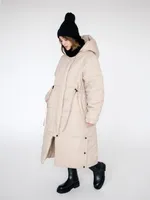 Купить Пуховик ko-ko-ko зимний женский бежевый Пуховик ko-ko-ko зимний женский бежевый