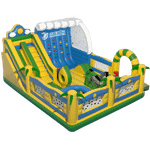 Коммерческий надувной батут "Слайз-скалодром"