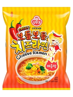 Лапша сырная острая Оттоги Cheese Ramen Spicy 111 г * 3 шт