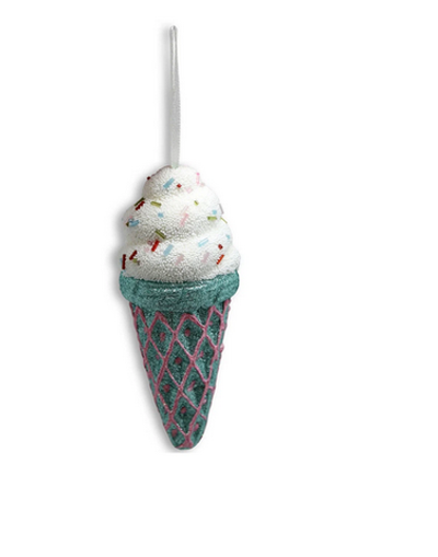 Подвеска "Клубничное мороженое-рожок"
