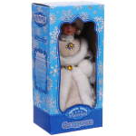 Снегурочка музыкальная «Сказочный день» в серебряной шубке 30 см