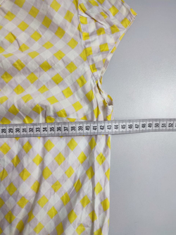 Блузка летняя в клетку 40 размер