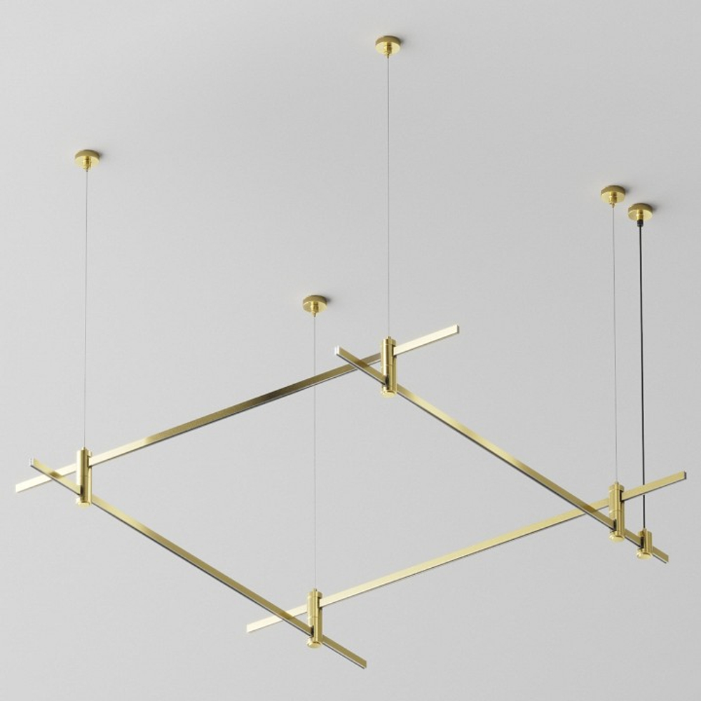 Трек подвесной Maytoni Technical Готовая конструкция TFC-Flar-H04-BS