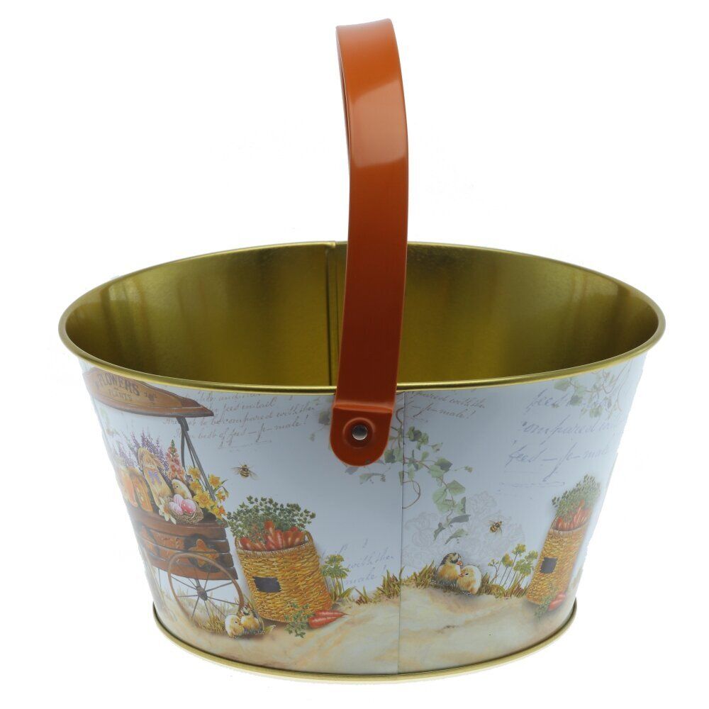 GAEM Изделие декоративное "Ведерко пасхальное", L19 W19 H10,5 см