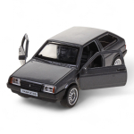 Модель ин. мет. "Lada-2108 Спутник" 12см. двери, багаж, серый, в коробка 2108-12-GY (Технопарк)